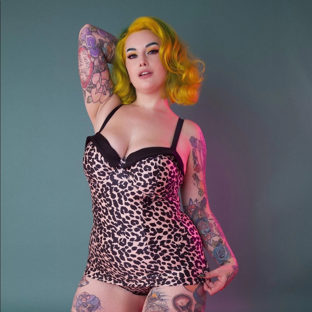 Playful Promises for Collectif Leopard Retro Swim